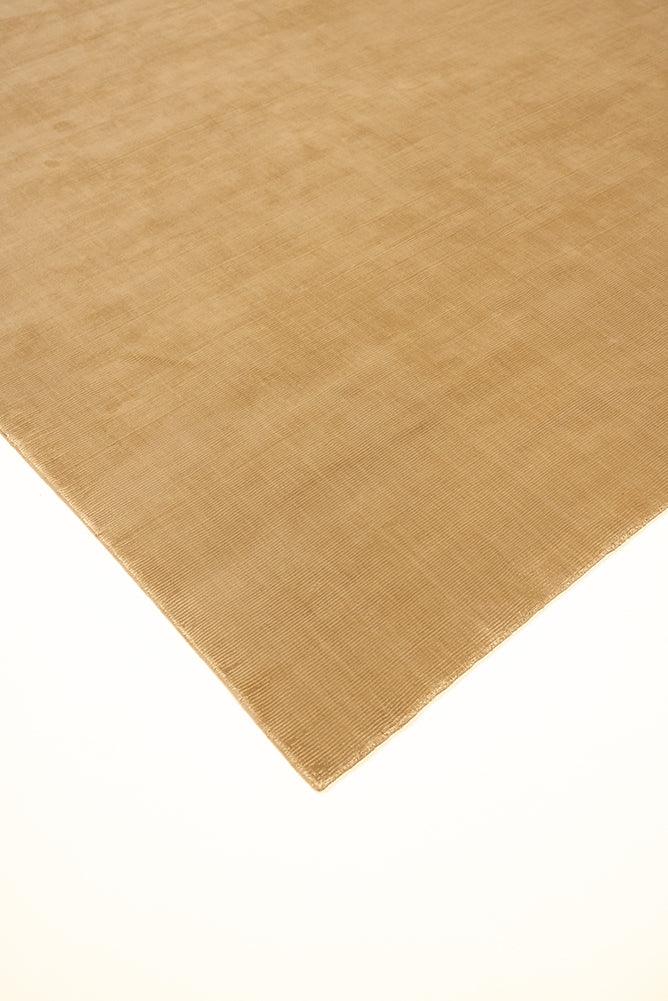 Stokes (Beige) Carpet - Cotton and Silk Handloom Carpet - Zuma UAE