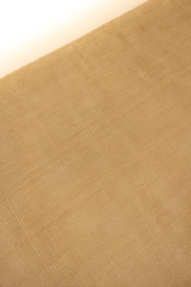 Stokes (Beige) Carpet - Cotton and Silk Handloom Carpet - Zuma UAE