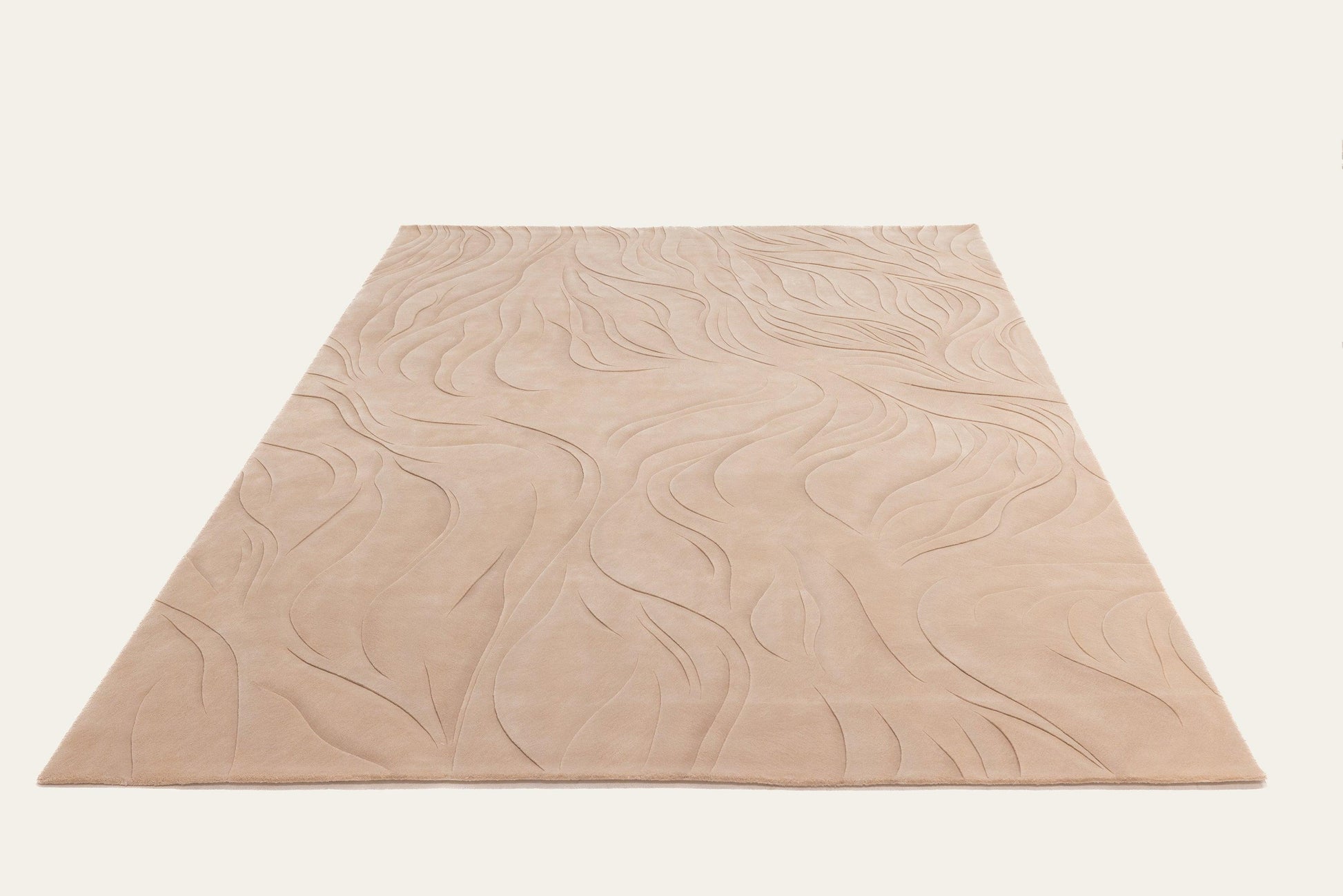 3*3.5m Wabi-Oak Carpet - 100% Hand Carded Semi-Worsted - Zuma UAE