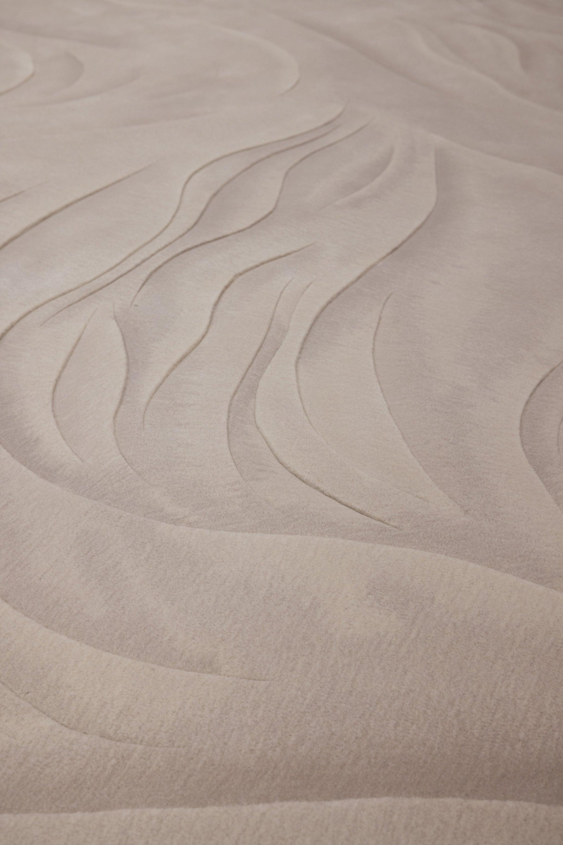 2.5*3m Wabi-Pine Carpet and Rugs - 100% Hand Carded Semi-Worsted -  Zuma UAE