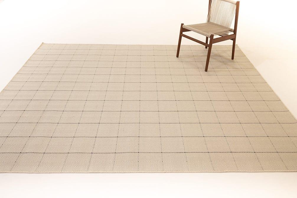 Herringbone 2.0 Carpet - Virgin Wool Handloom Carpet - Zuma UAE