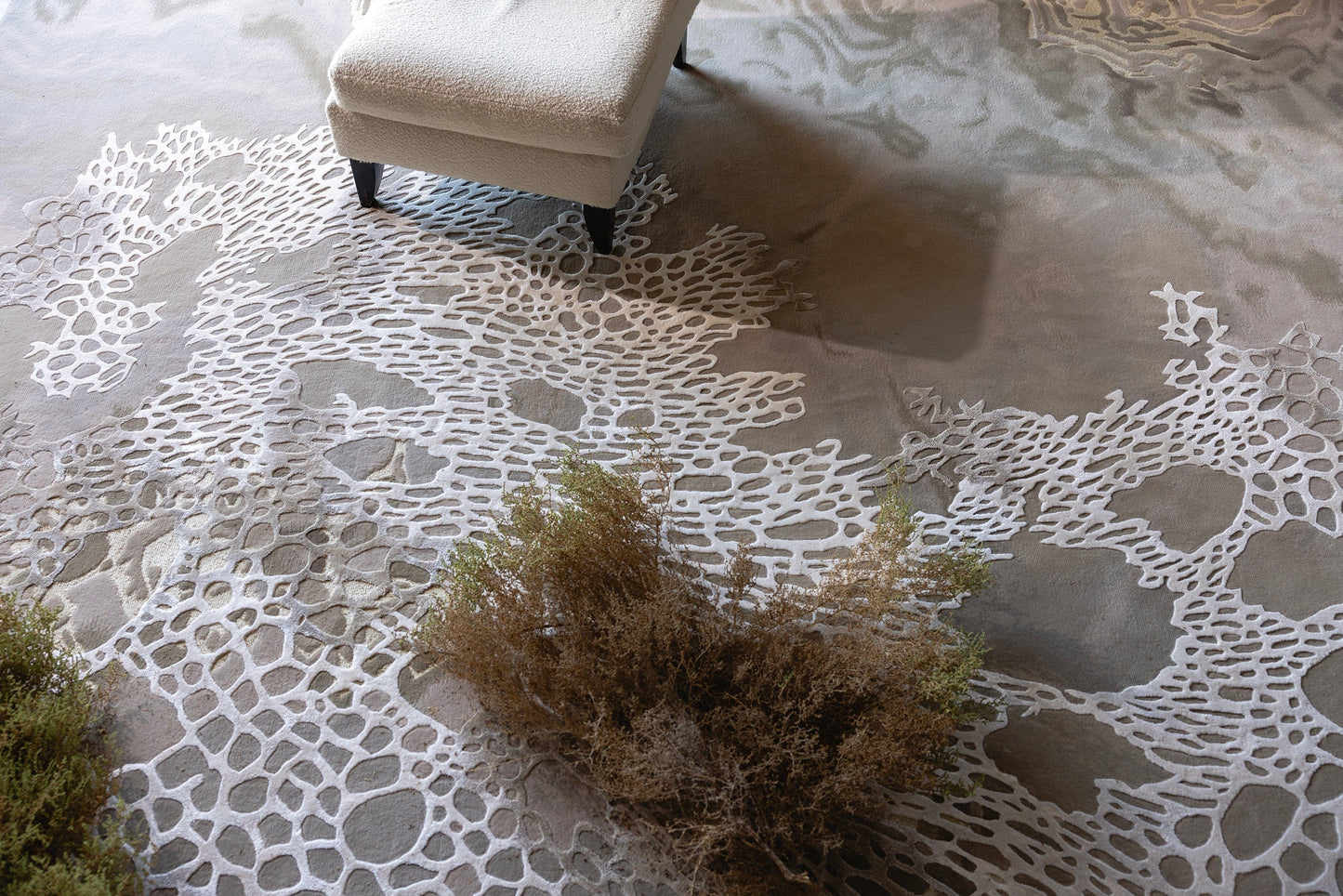 La Roche Carpet - 100% Semi Worsted New Zealand and Tencel - Zuma UAE