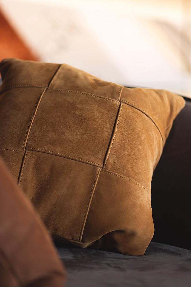 Nubuk Leather Cushions Dubai- Zuma UAE