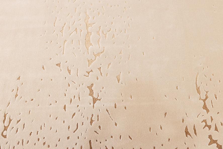 Edge Loop (Burnt Sienna) Carpet - New Zealand Wool and Bamboo Silk -Zuma UAE