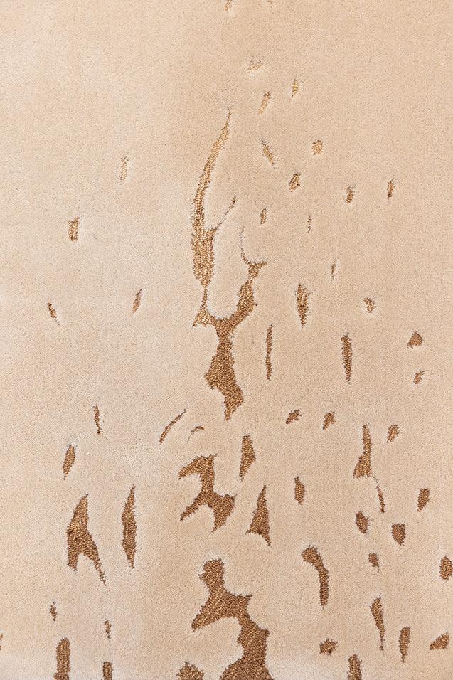 Edge Loop (Burnt Sienna) Carpet - New Zealand Wool and Bamboo Silk - Zuma UAE