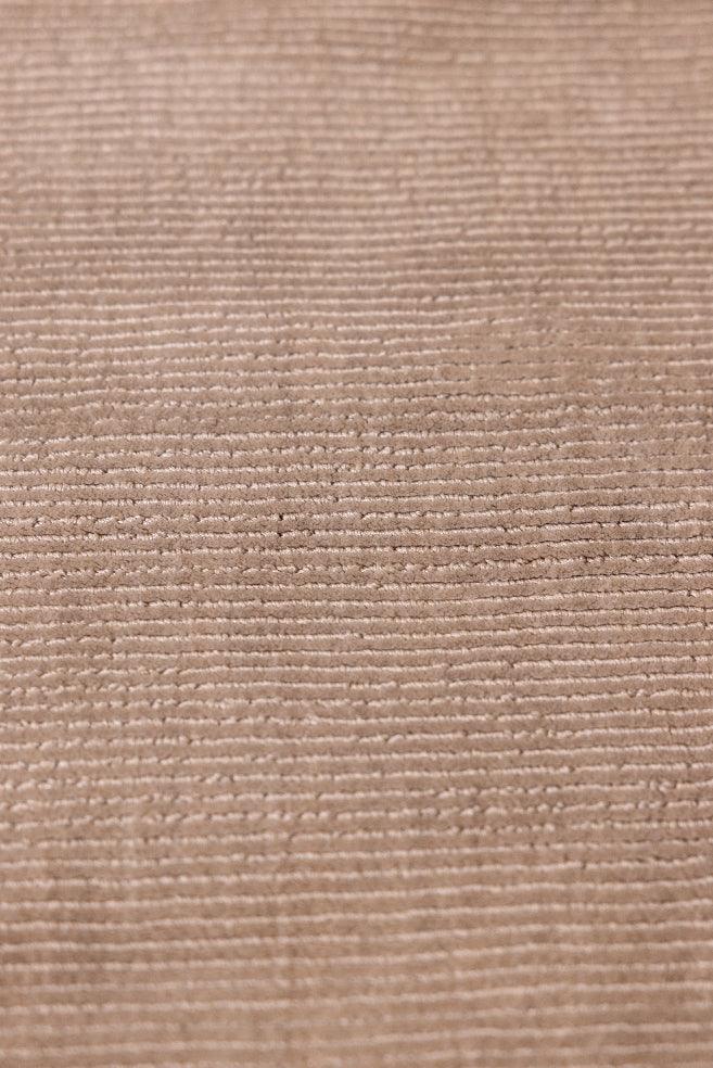 3*4m Stokes (Silver) - Cotton Silk & Handloom Carpet - Zuma UAE
