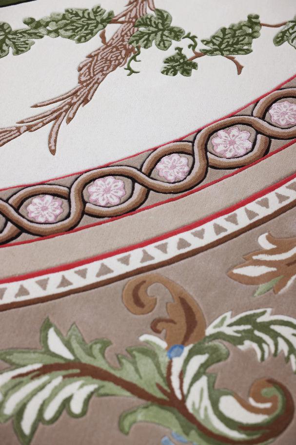 Delos Carpet -  New Zealand Wool and Polished Cotton Silk - Zuma UAE