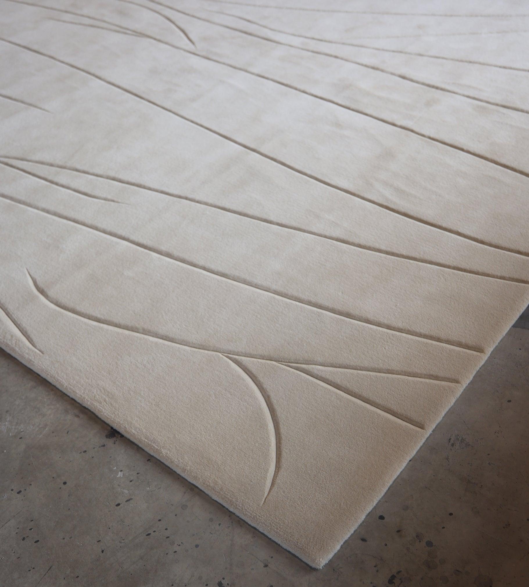 2.5*3m Sculpt 2.0 Carpet - Hand Carded Semi-Worsted New Zealand Wool - Zuma UAE