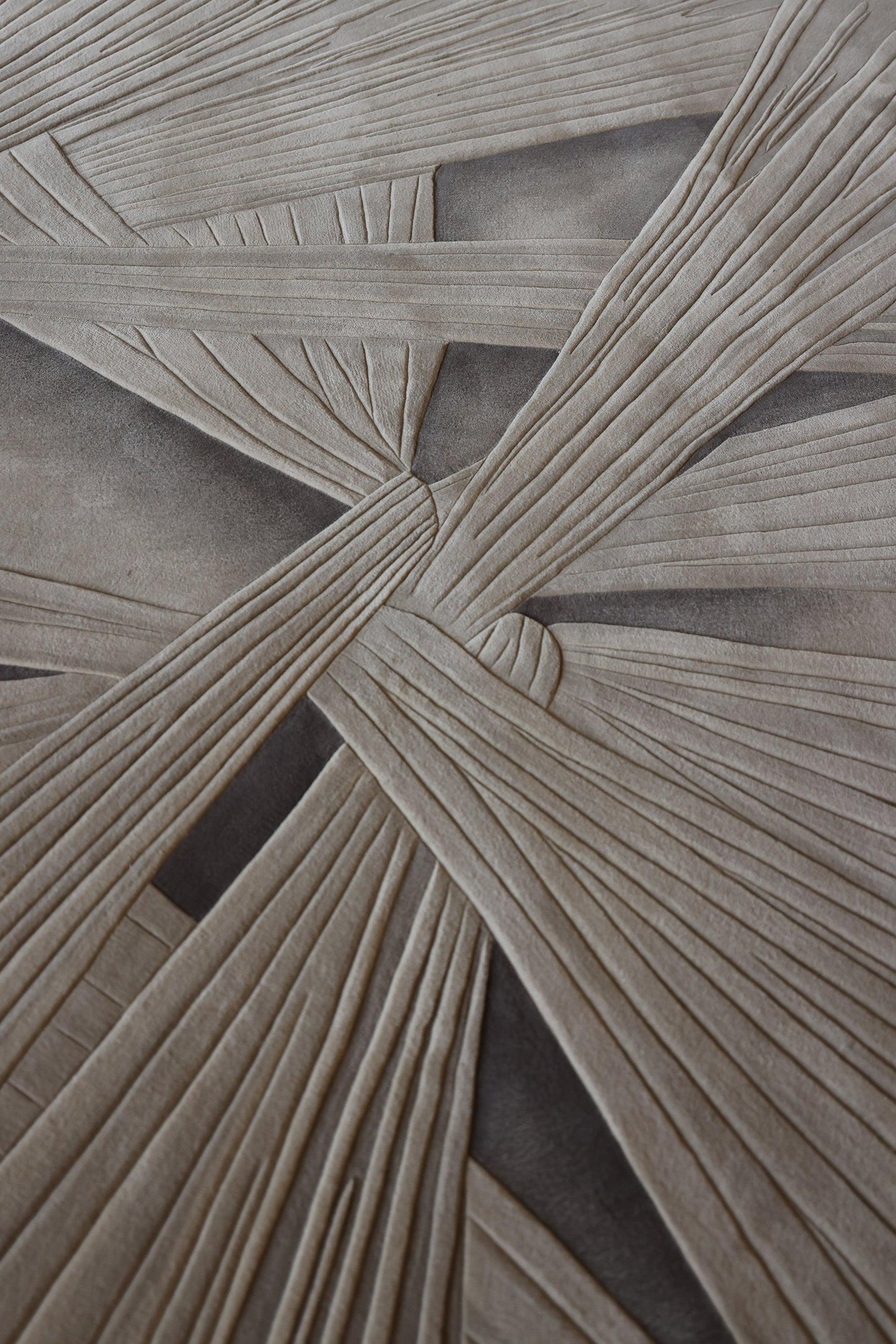 Tangled Carpet - Hand Carded Semi Worsted New Zealand Wool - Zuma UAE