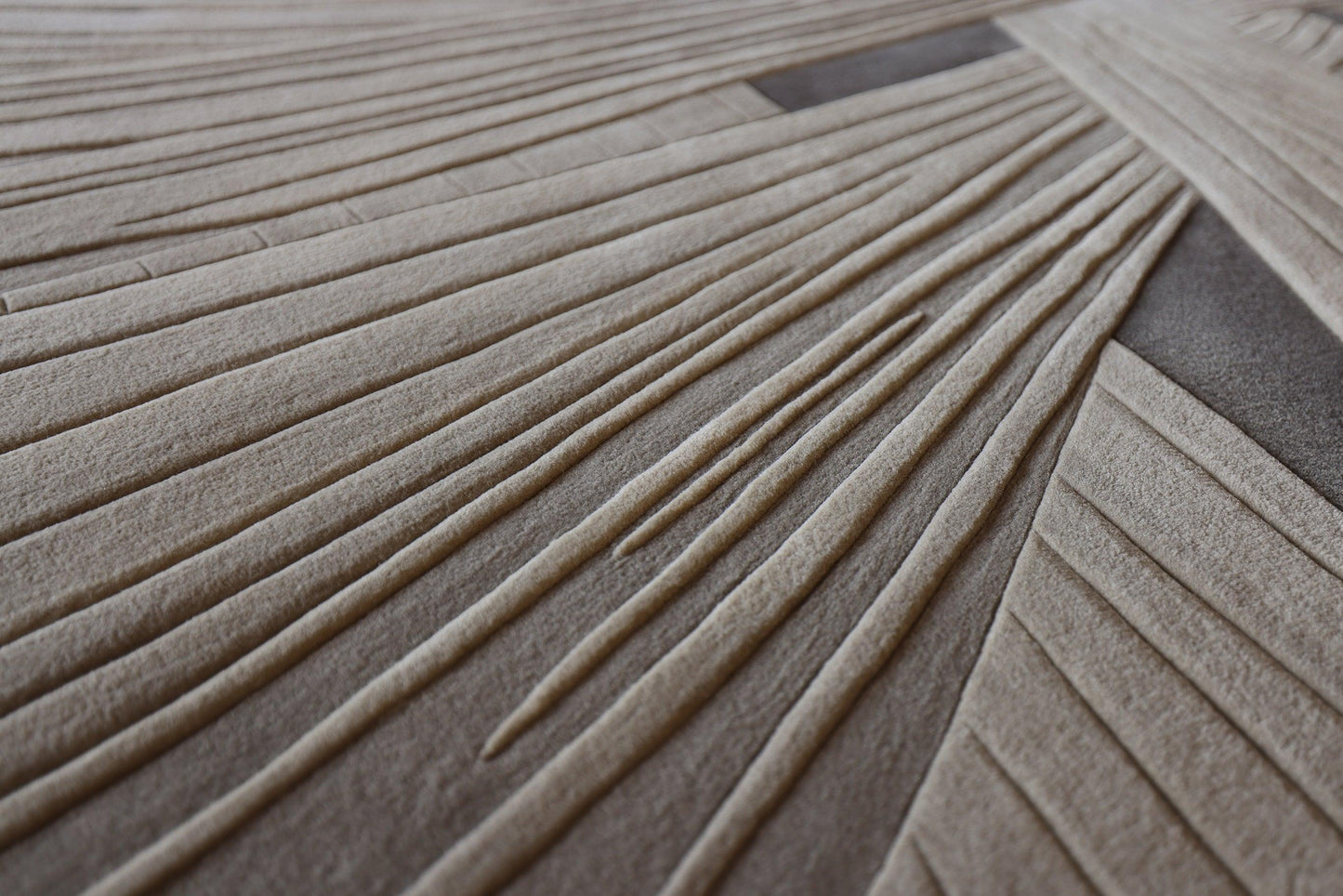 3.5*5m Tangled Carpet - Hand Carded Semi Worsted New Zealand Wool - Zuma UAE