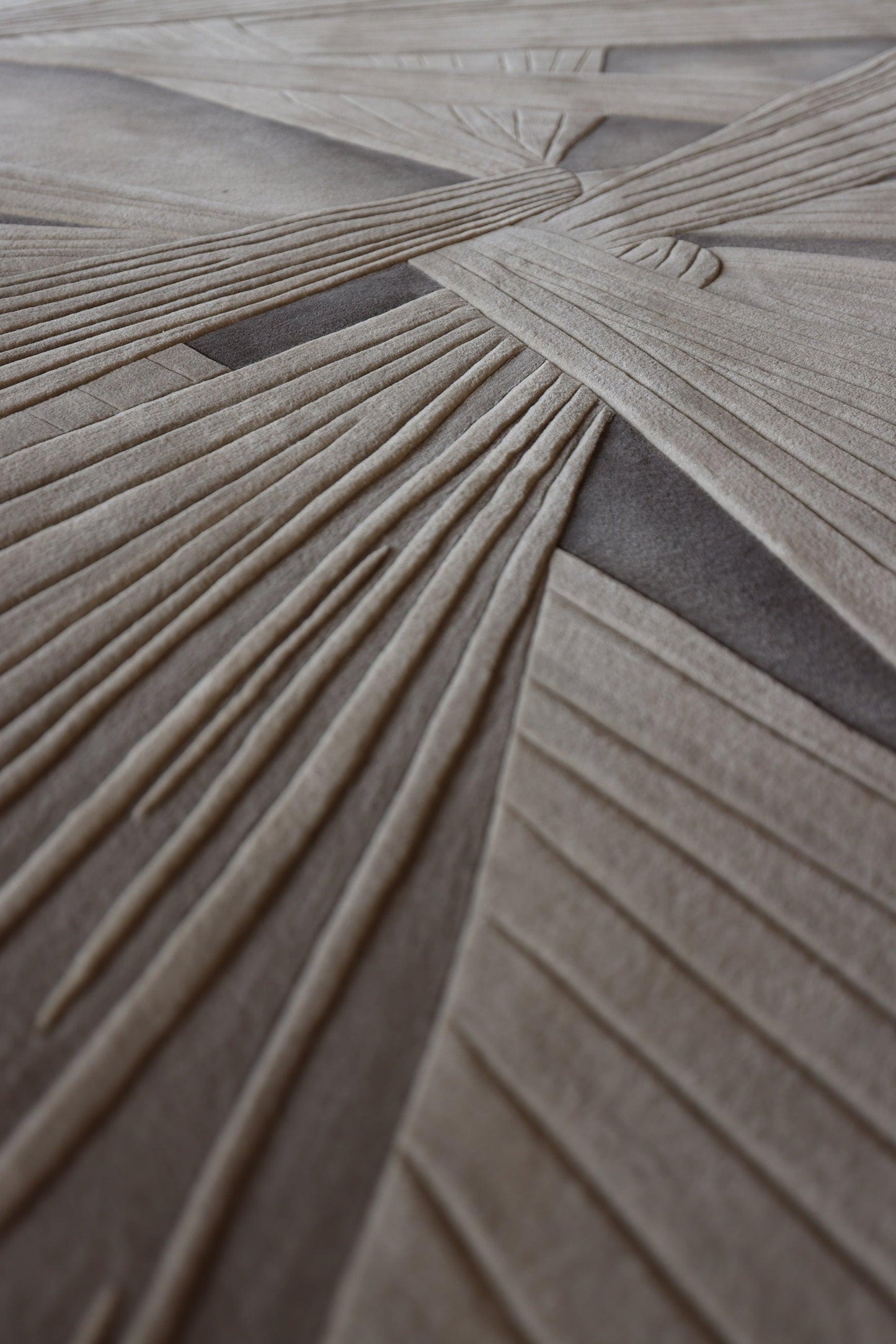 3*4m Tangled Carpet - Hand Carded Semi Worsted New Zealand Wool - Zuma UAE