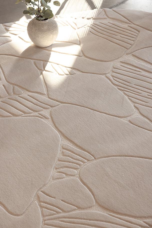 3m Menhir Carpet Online - 100% Hand Carded Semi Worsted New Zealand Wool - Zuma UAE