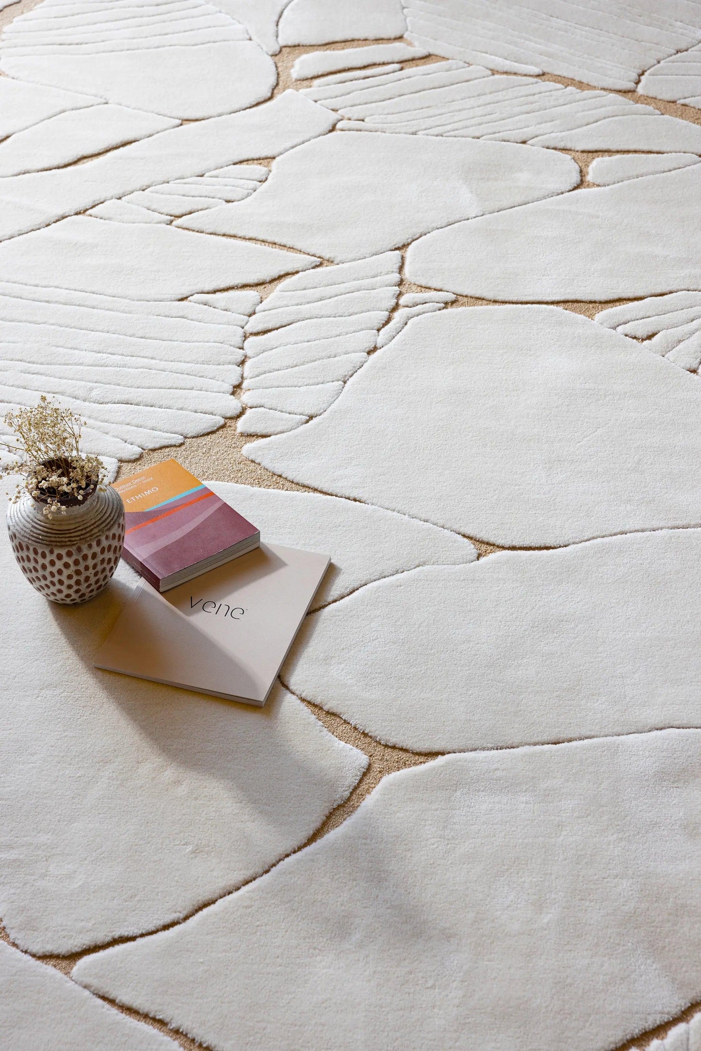 4*6m Menhir (Stone) Carpet - Hand Tufted 50% New Zealand Wool and 50% Tencel - Zuma UAE