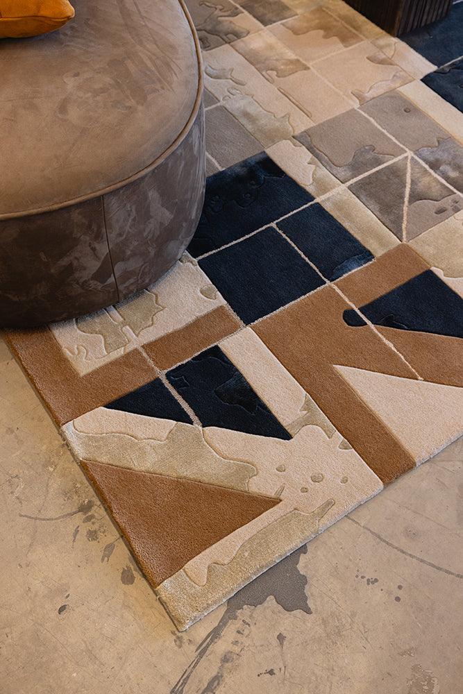 Dexter Carpet - New Zealand Wool and Polished Cotton Silk - Zuma UAE