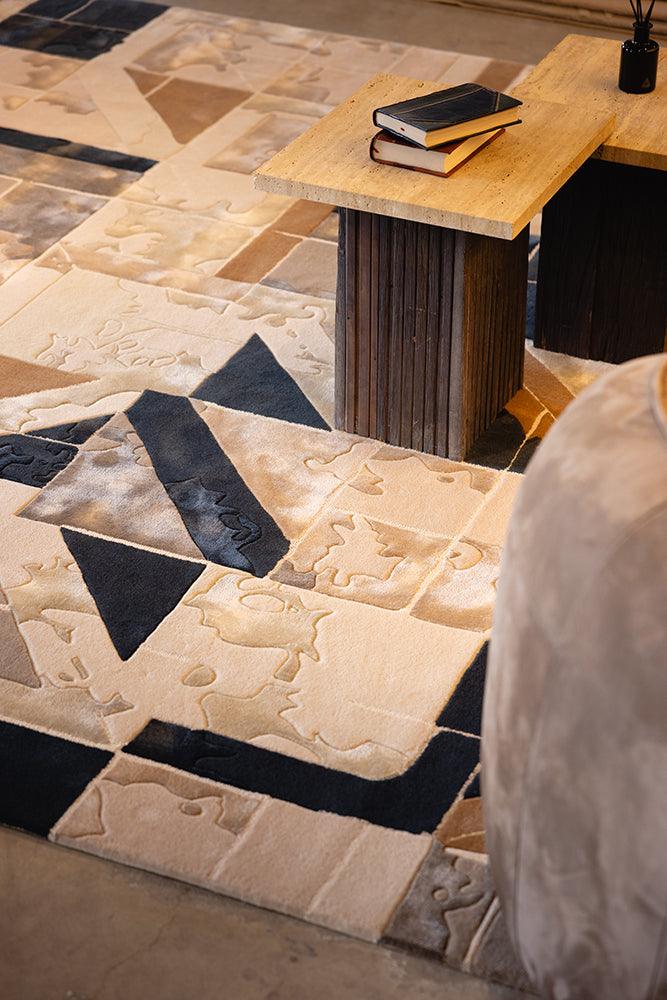 Dexter Carpet - New Zealand Wool and Polished Cotton Silk - Zuma UAE