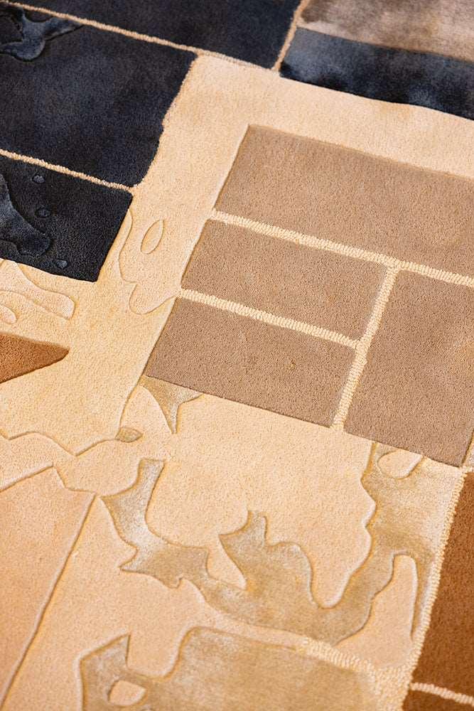 Dexter Carpet - New Zealand Wool and Polished Cotton Silk - Zuma UAE