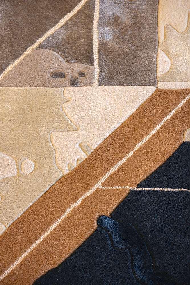 Dexter Carpet - New Zealand Wool and Polished Cotton Silk - Zuma UAE