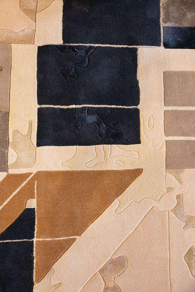 Dexter Carpet - New Zealand Wool and Polished Cotton Silk - Zuma UAE