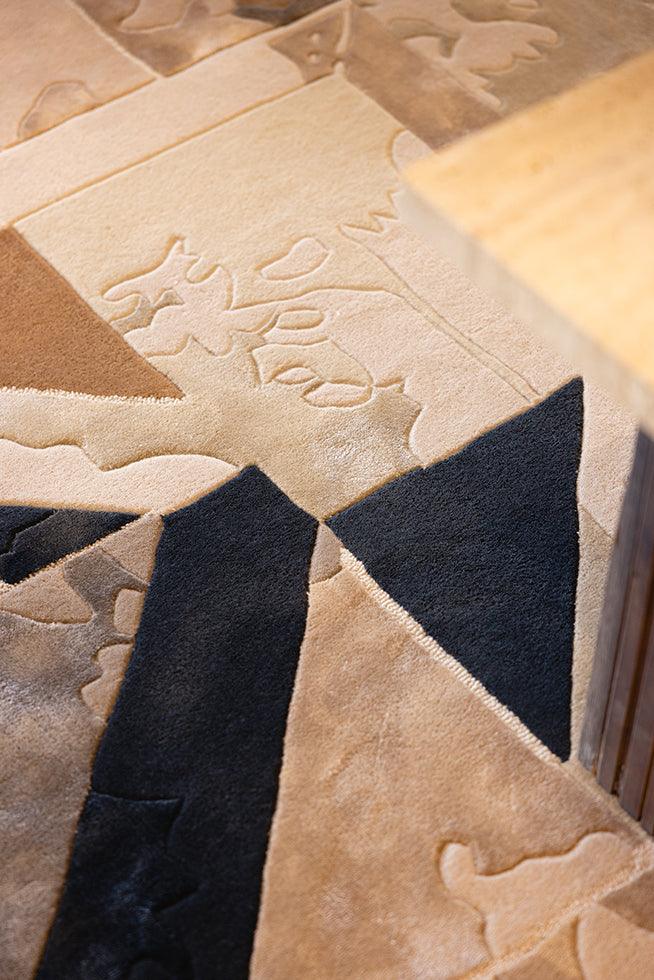 4*6m Dexter Carpet - New Zealand Wool and Polished Cotton Silk - Zuma UAE