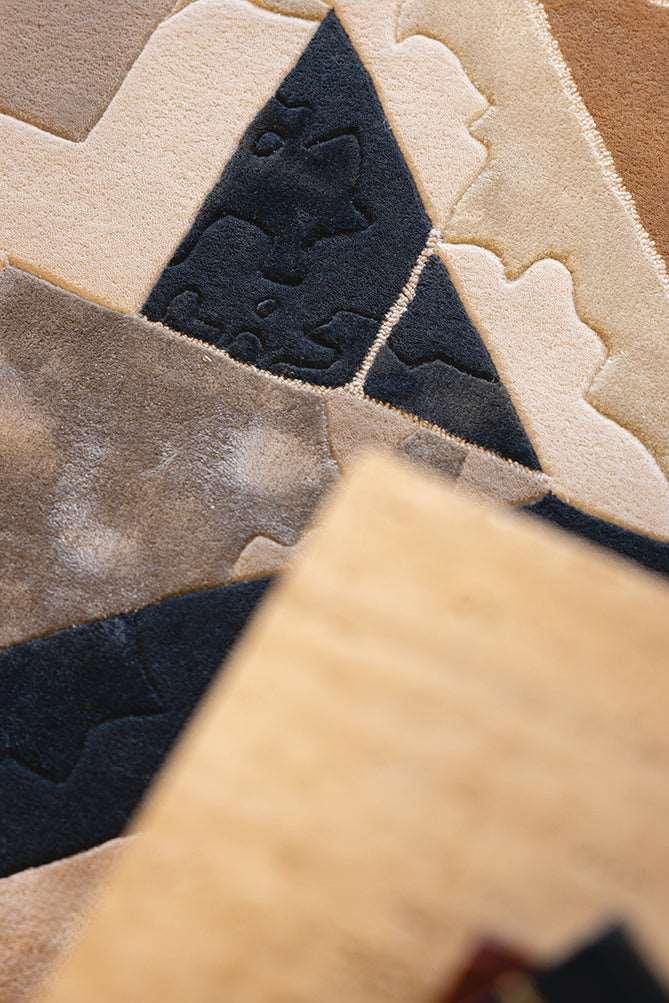 Dexter Carpet - New Zealand Wool and Polished Cotton Silk - Zuma UAE