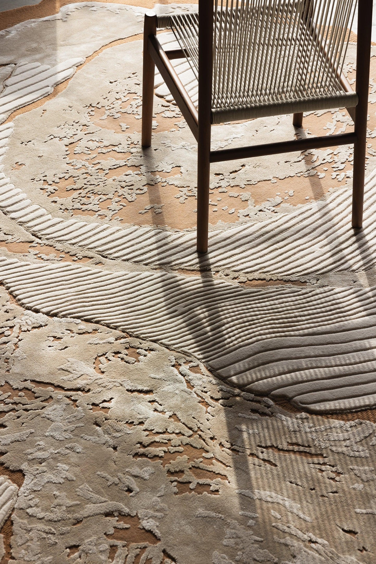 3*3.5m Vicuna Carpet - Hand Carded Spun Silk with Twisted Semi-Worsted - Zuma UAE