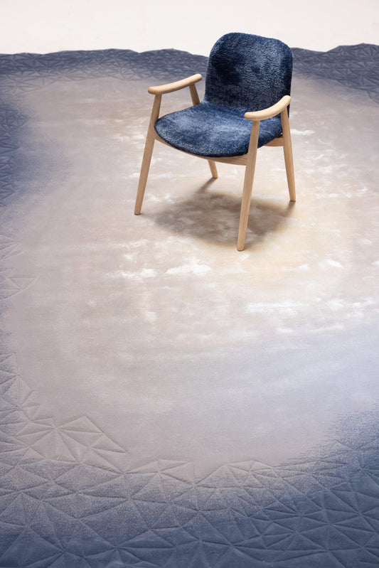 Rockefeller Carpet - New Zealand Wool and Cotton Silk - Zuma UAE