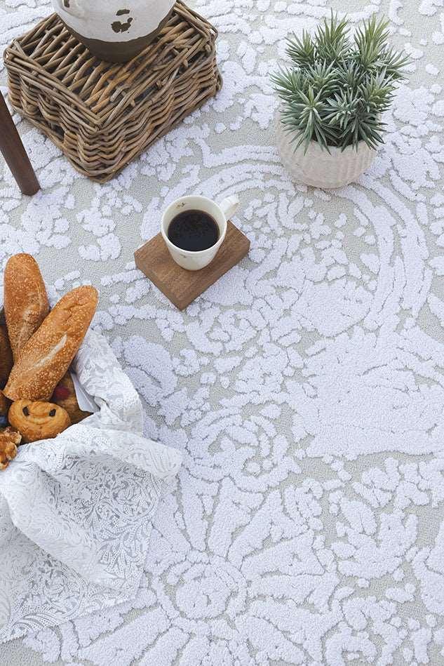 Chantelle Carpet - 50% Hand Carded Semi-Worsted New Zealand Wool 50% Tencel - Zuma UAE