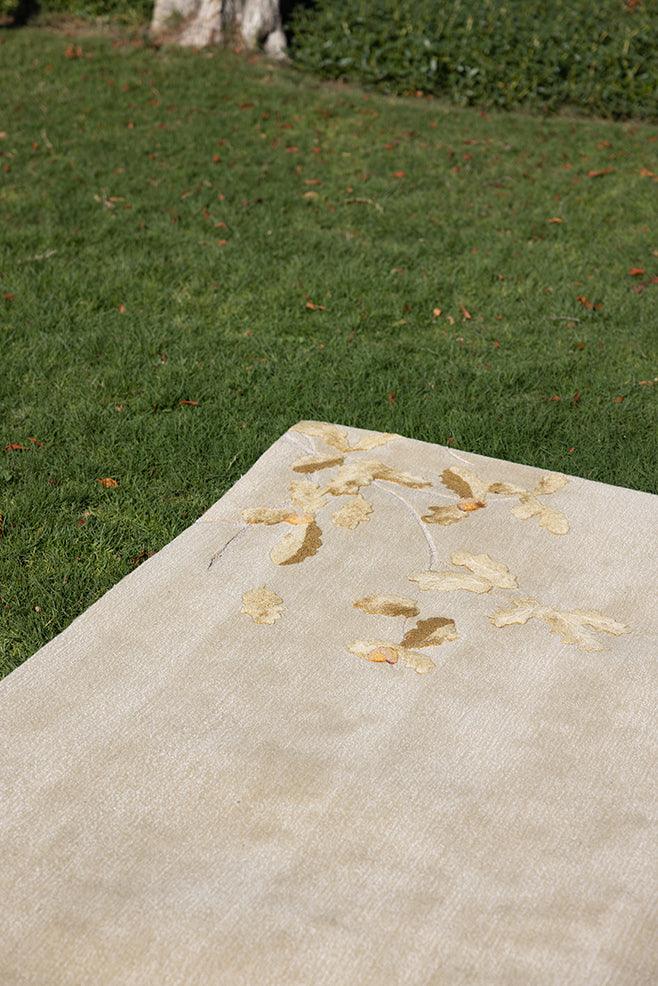 Oak Carpet - New Zealand Wool and Polished Cotton Silk - Zuma UAE