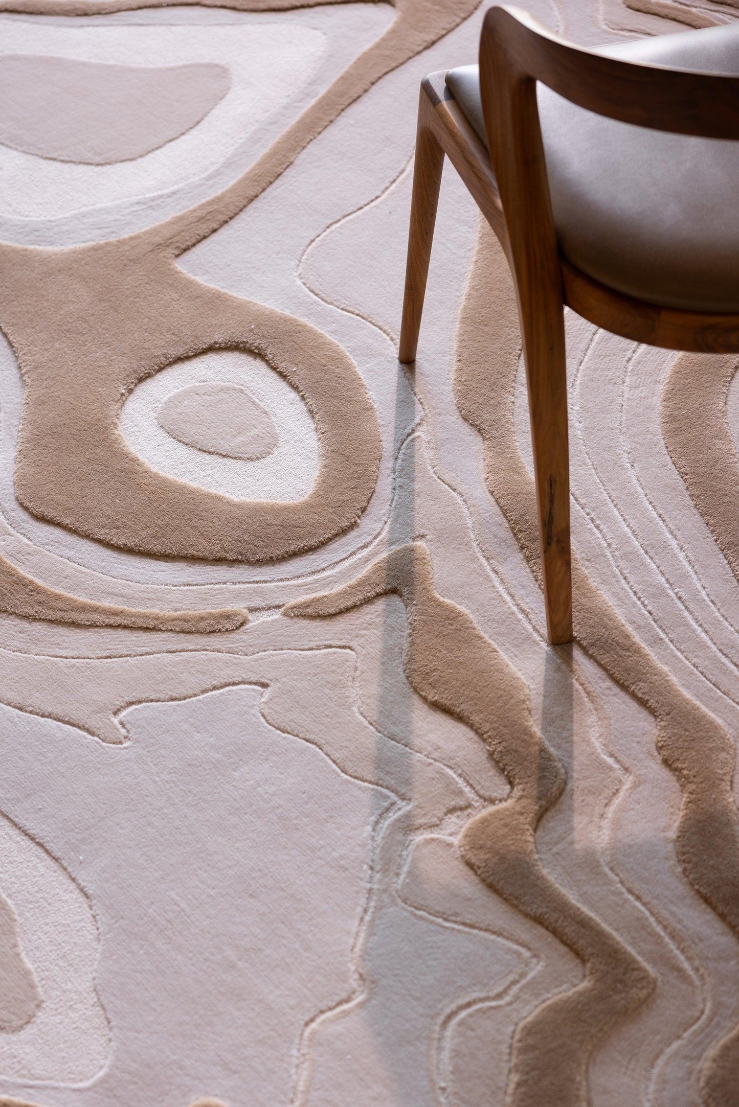 4*6m Puddle Carpet - Hand Tufted Semi-Worsted New Zealand Wool - Zuma UAE