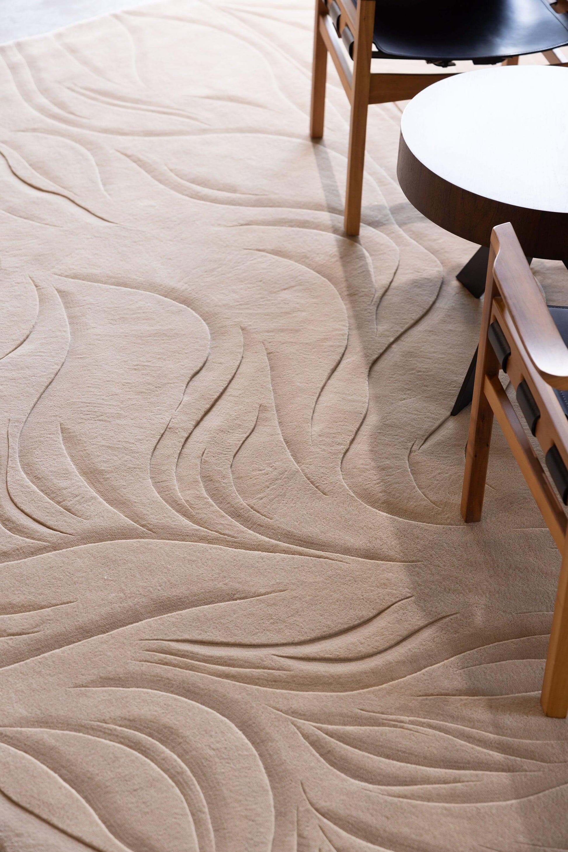 Wabi-Oak Carpet - 100% Hand Carded Semi-Worsted - Zuma UAE