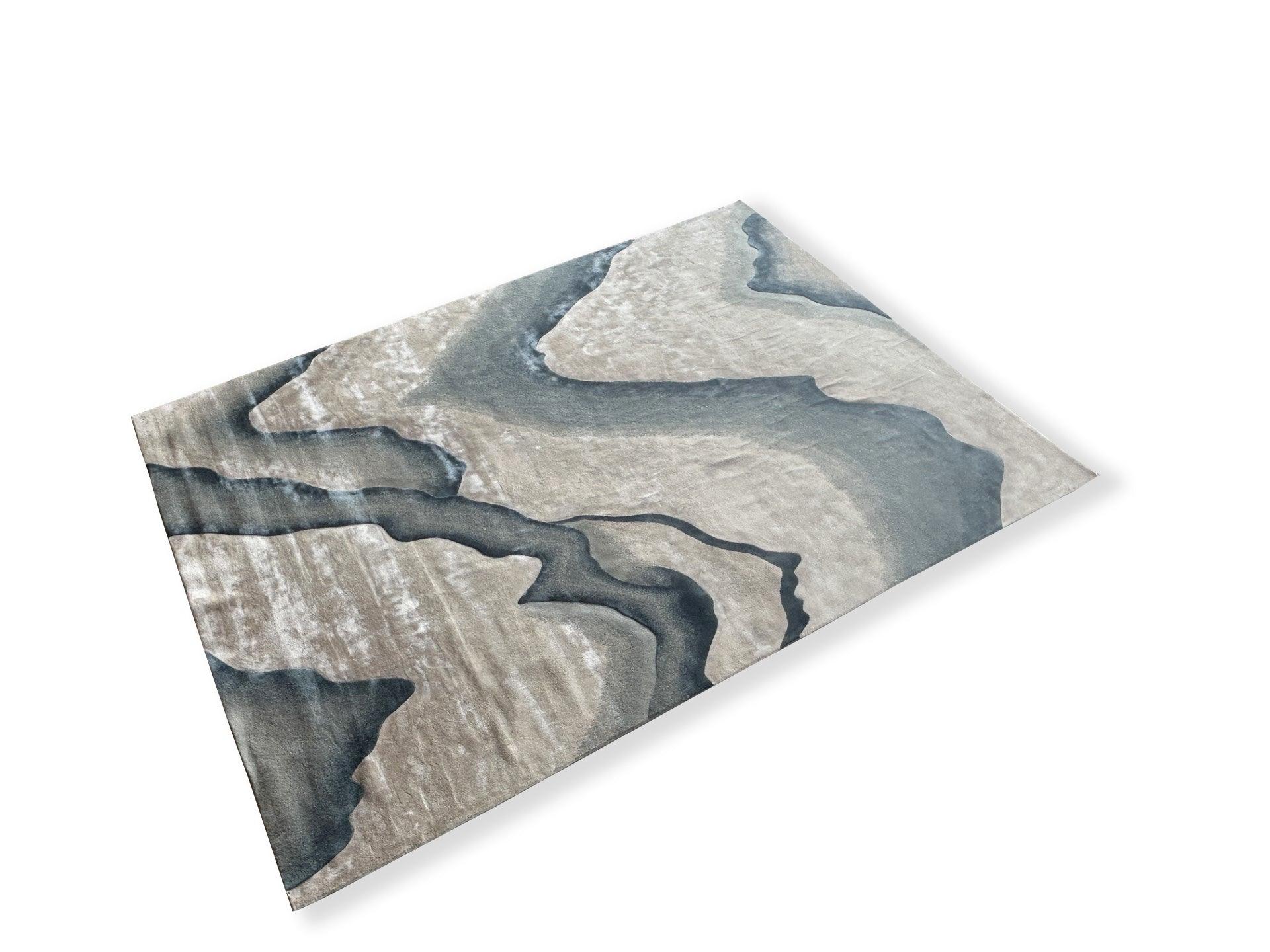 3*4m Saadiyat 3.0 Carpet - Hand Carded Semi Worsted New Zealand Wool and Bamboo Silk - Zuma UAE