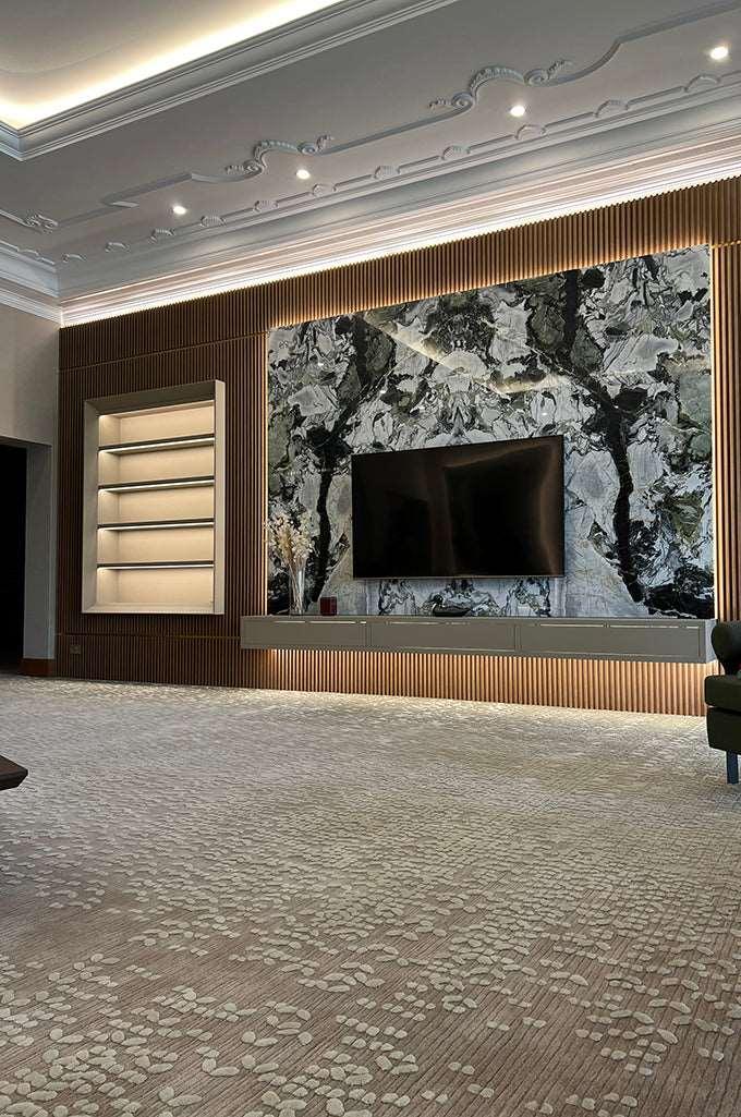 2.5*3.5m Ghaf (Green) Carpet - Hand Tufted in Semi Worsted New Zealand Wool - Zuma UAE