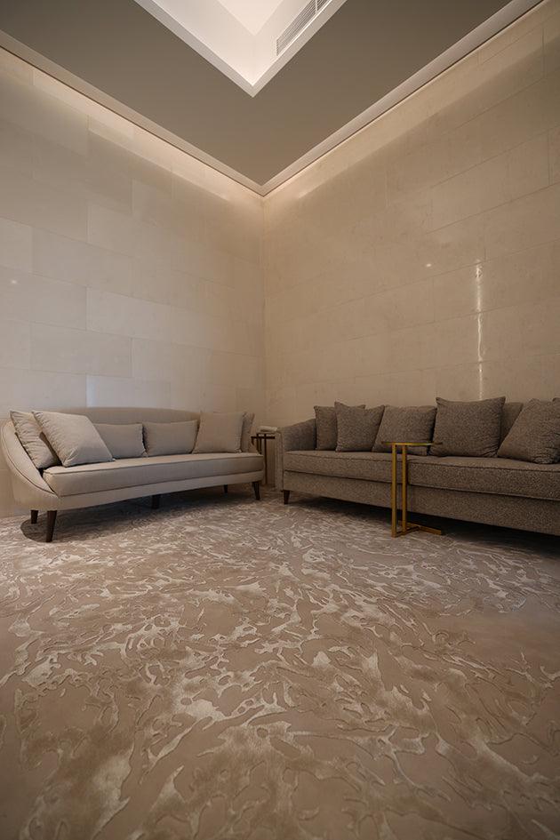 Elysion Carpet - Hand tufted in Semi Worsted New Zealand Wool & Tencel - Zuma UAE