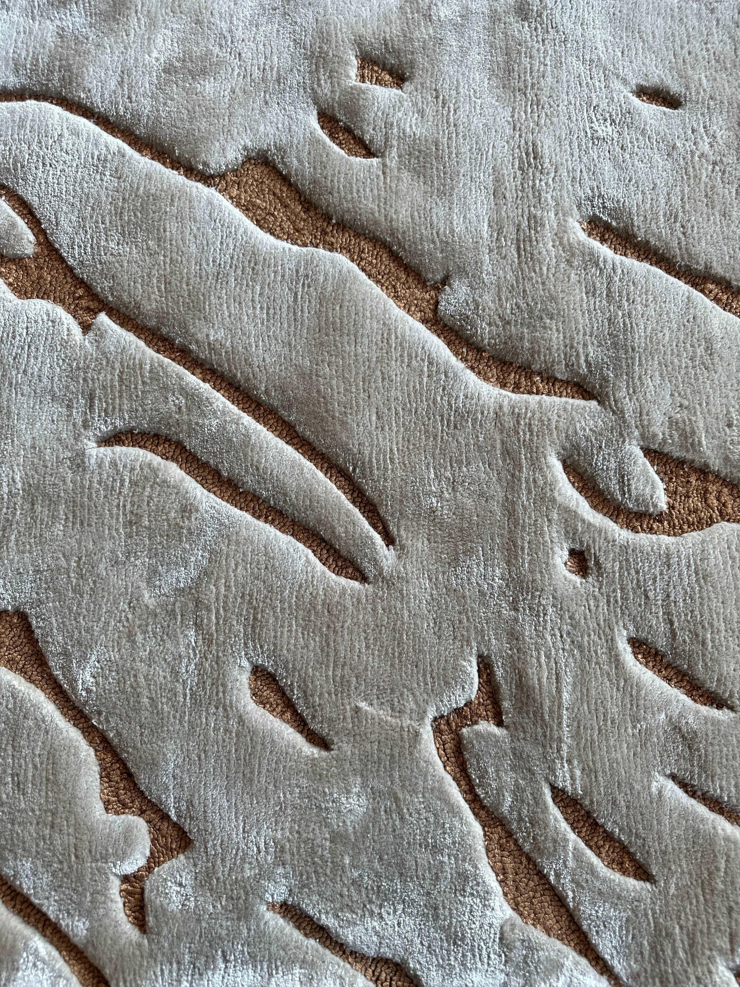 4*6m Loop Splatter 2.0 (Taupe) Carpet - Cotton Silk - Zuma UAE