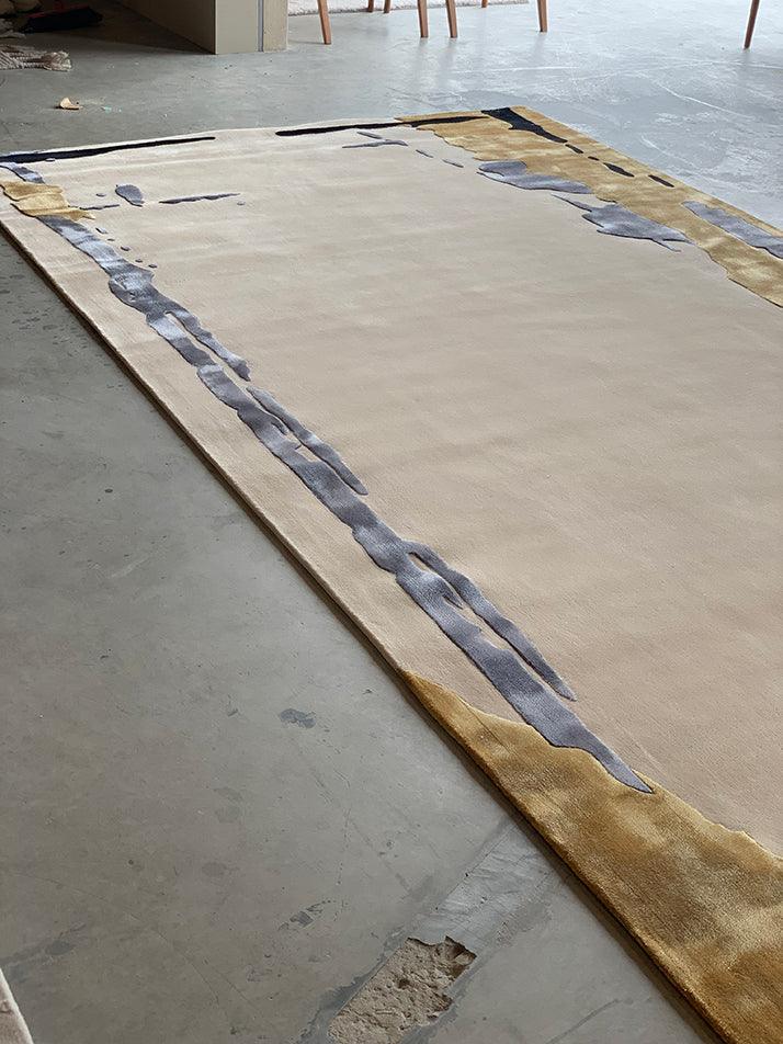 3*4m Melt Carpet Online - New Zealand wool and Cotton silk - Zuma UAE