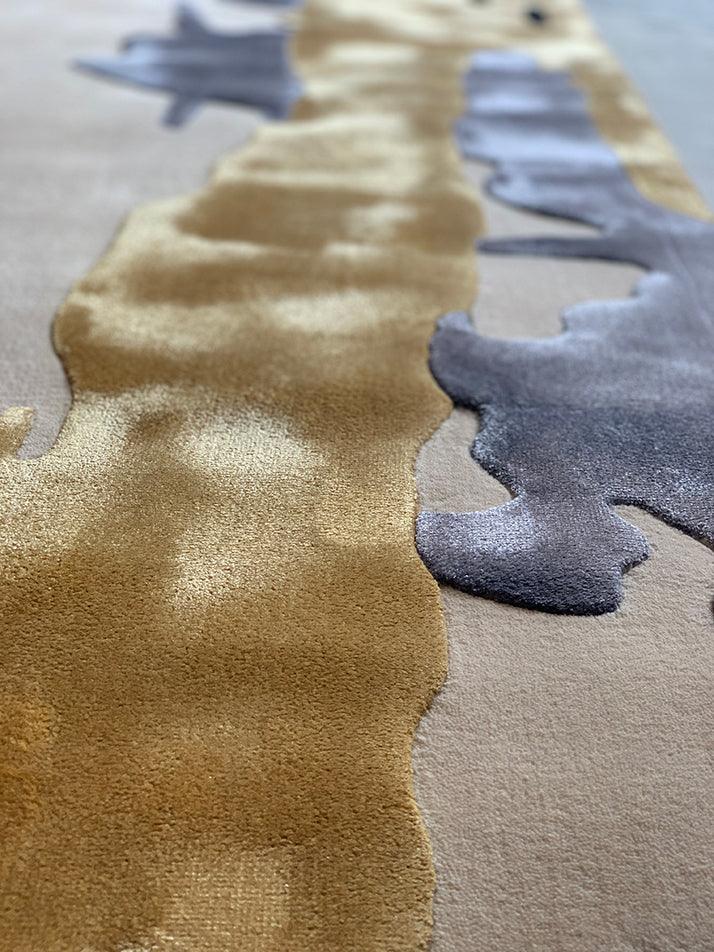 Melt Carpet Online - New Zealand wool and Cotton silk - Zuma UAE