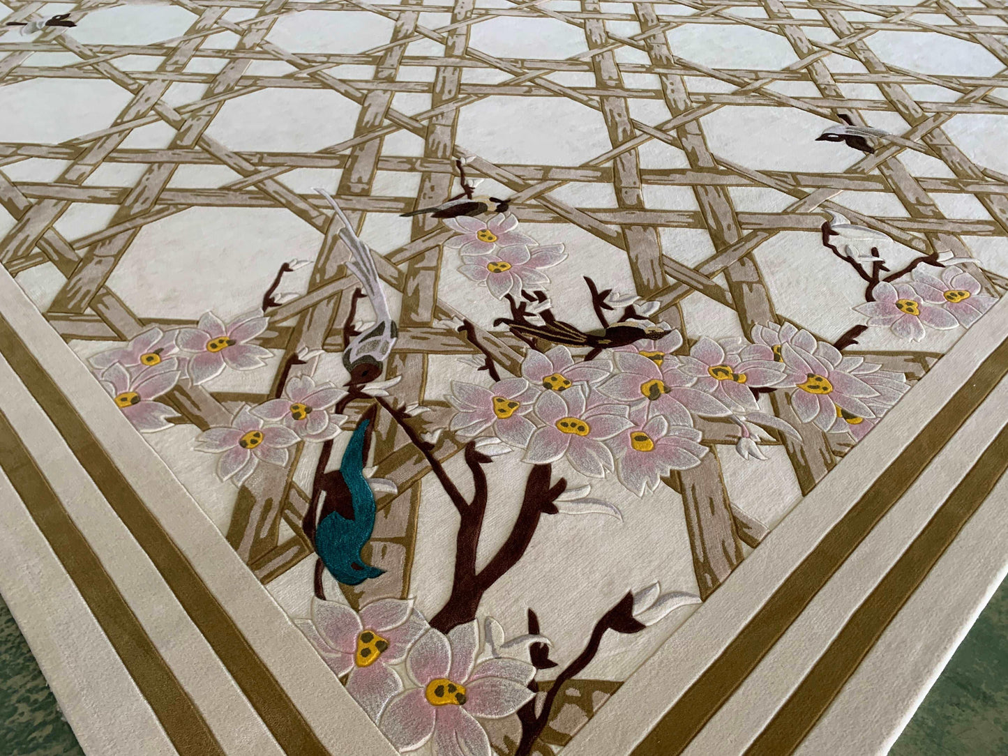 3.5*5m Lady Di Carpet - Hand Tufted Semi-Worsted New Zealand Wool - Zuma UAE