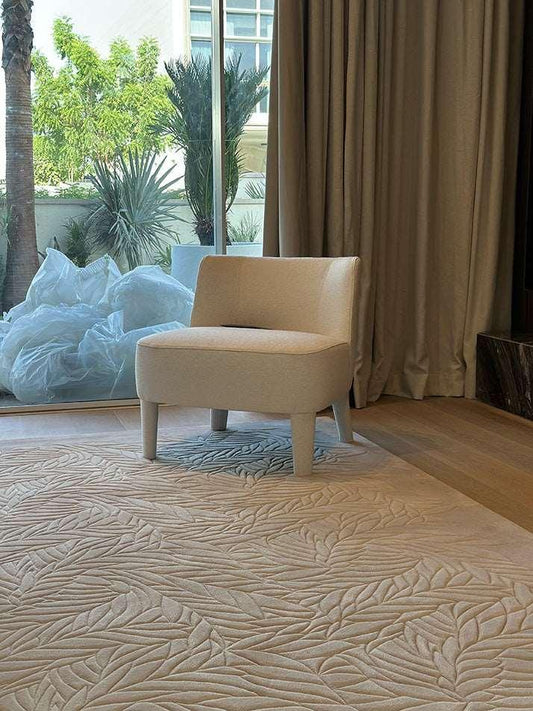 Leaves a Mark I Carpet - Hand-tufted New Zealand Wool - Zuma UAE