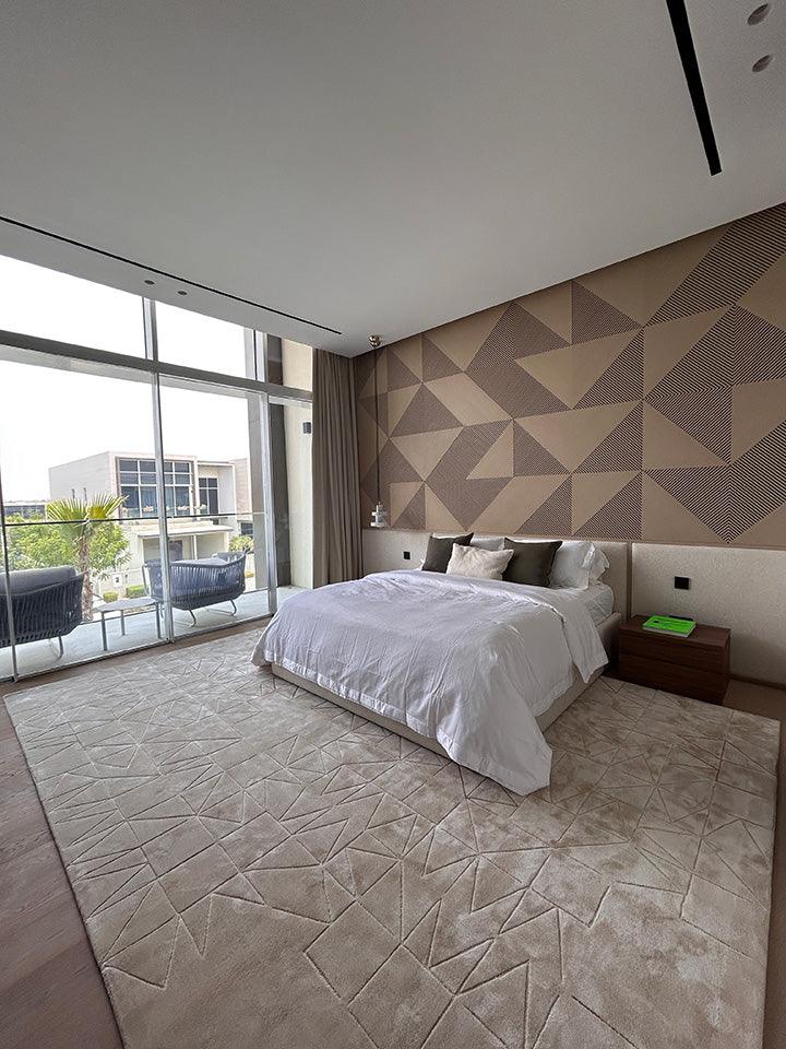 π (PI) Carpet - Hand tufted in Bamboo Silk - Zuma UAE