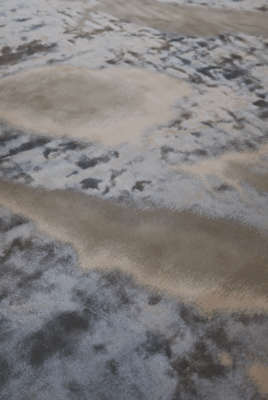 Pangea Carpet - New Zealand Wool and Polished Cotton Silk - Zuma UAE