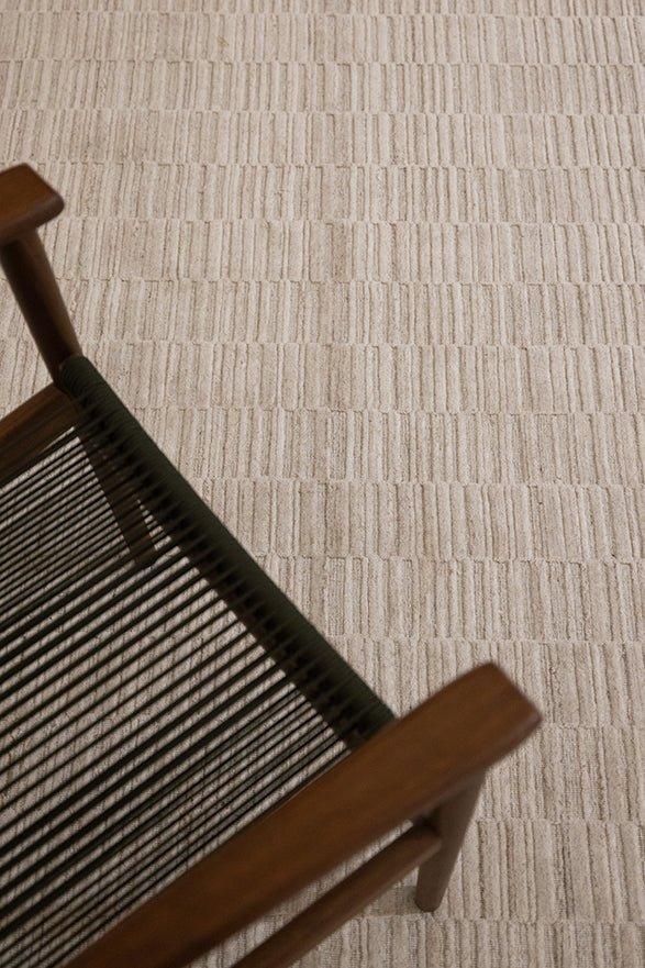 2.5*3m Brimsley (Beige) Carpet - Faux Silk & Wool - Zuma UAE