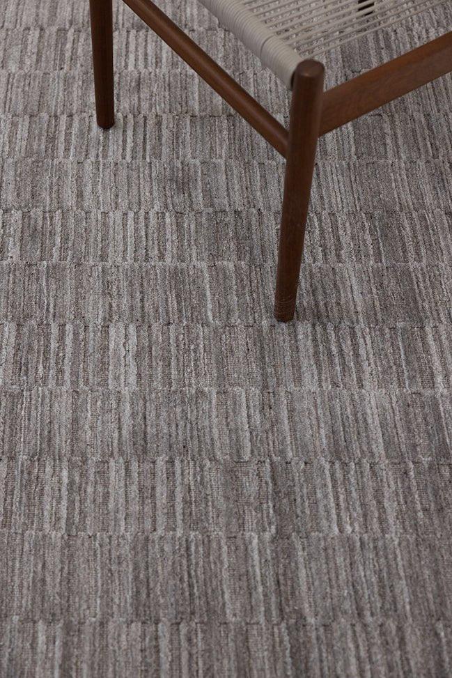 Brimsley (Silver) Carpet Online - Faux Silk & Wool - Zuma UAE