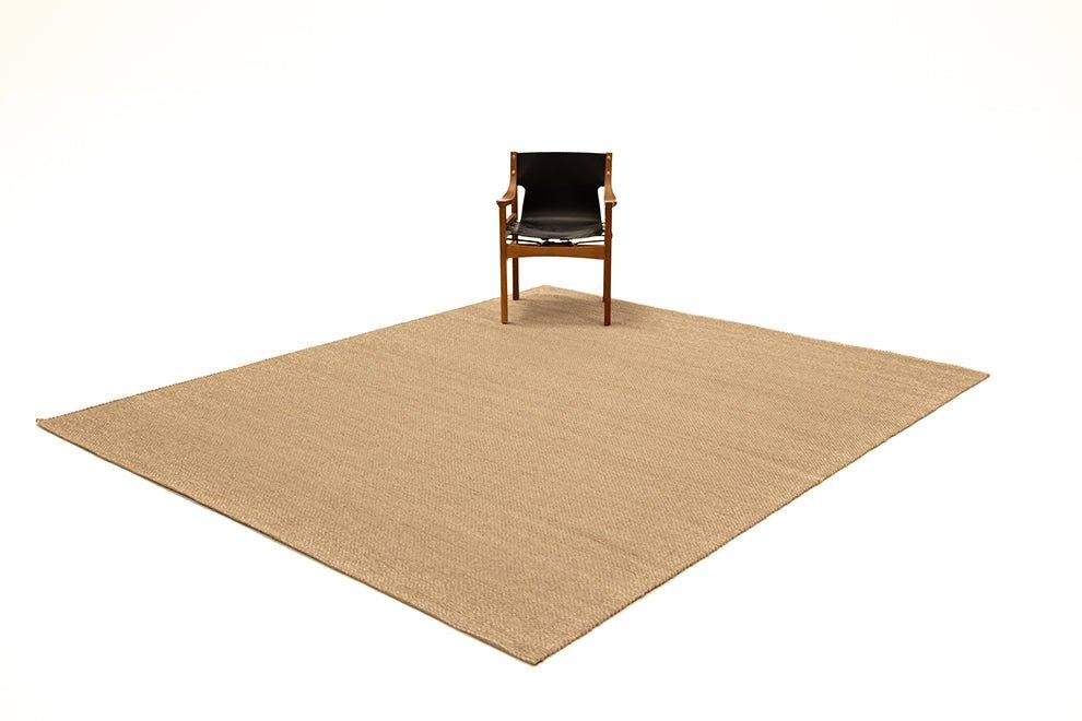 Burlap Carpet - PET & Wool Blended yarn Handloom Carpet - Zuma UAE