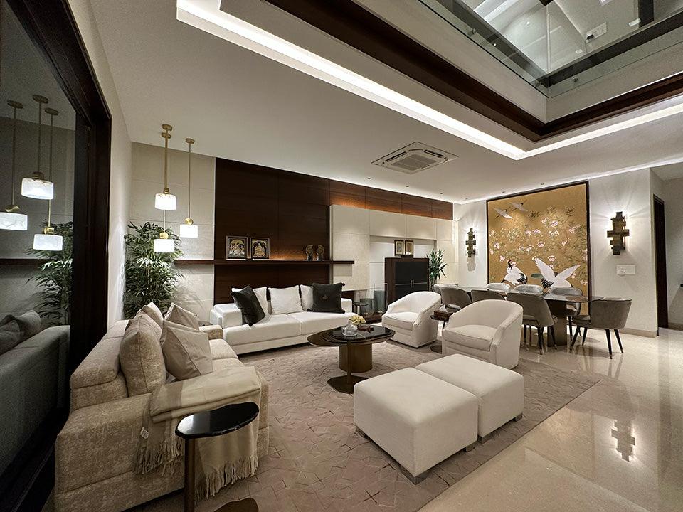 Peek-a-Boo (Terracotta) Carpet - Hand tufted in New Zealand Wool - Zuma UAE