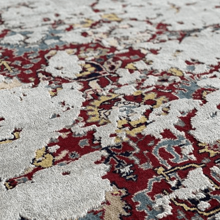 Silk Moss Carpet - Hand knotted in 100% pure cotton silk and New Zealand wool - Zuma UAE