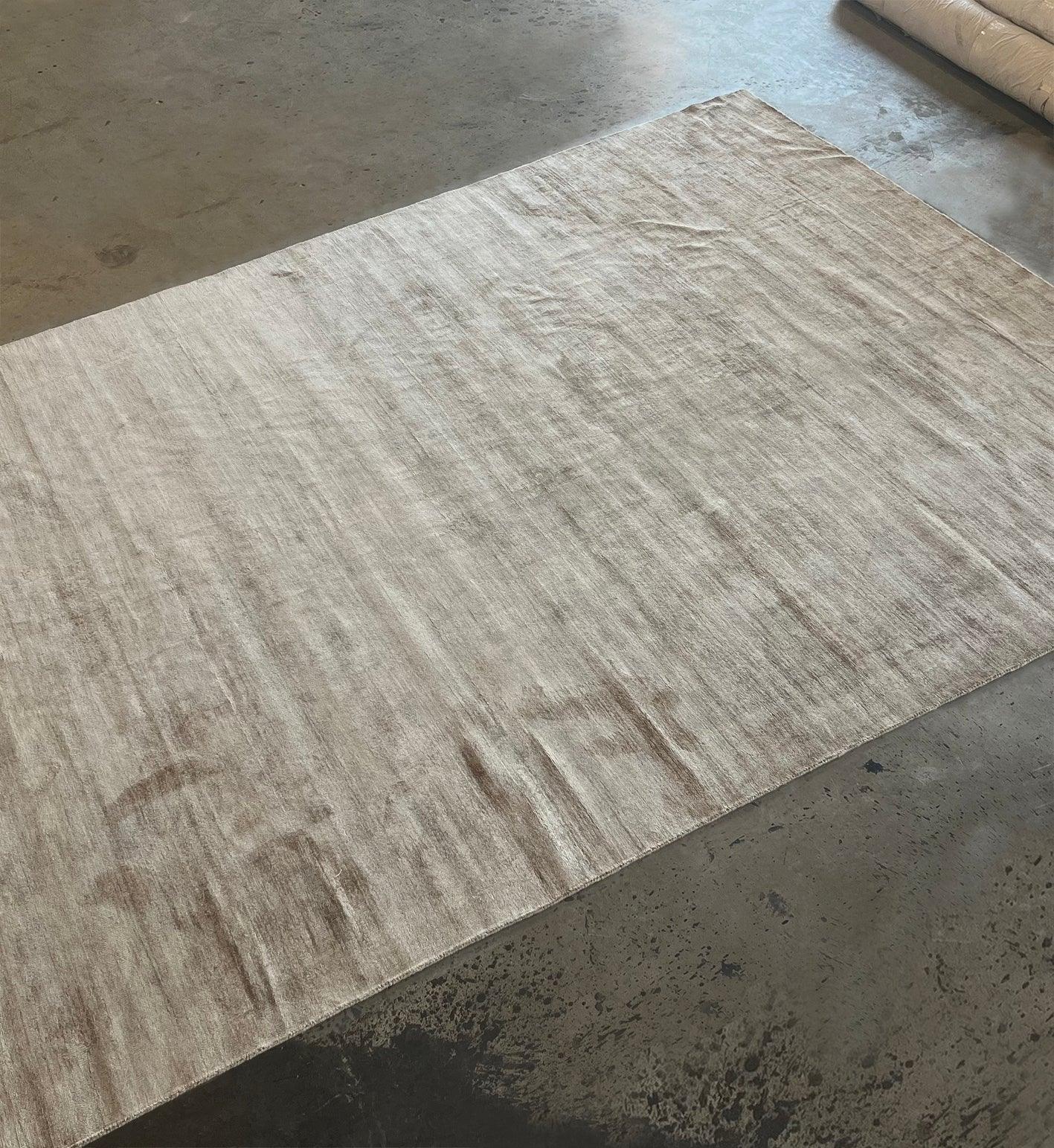 2*3m Tip Sheared (Sand) Carpet Online - Tencel - Zuma UAE