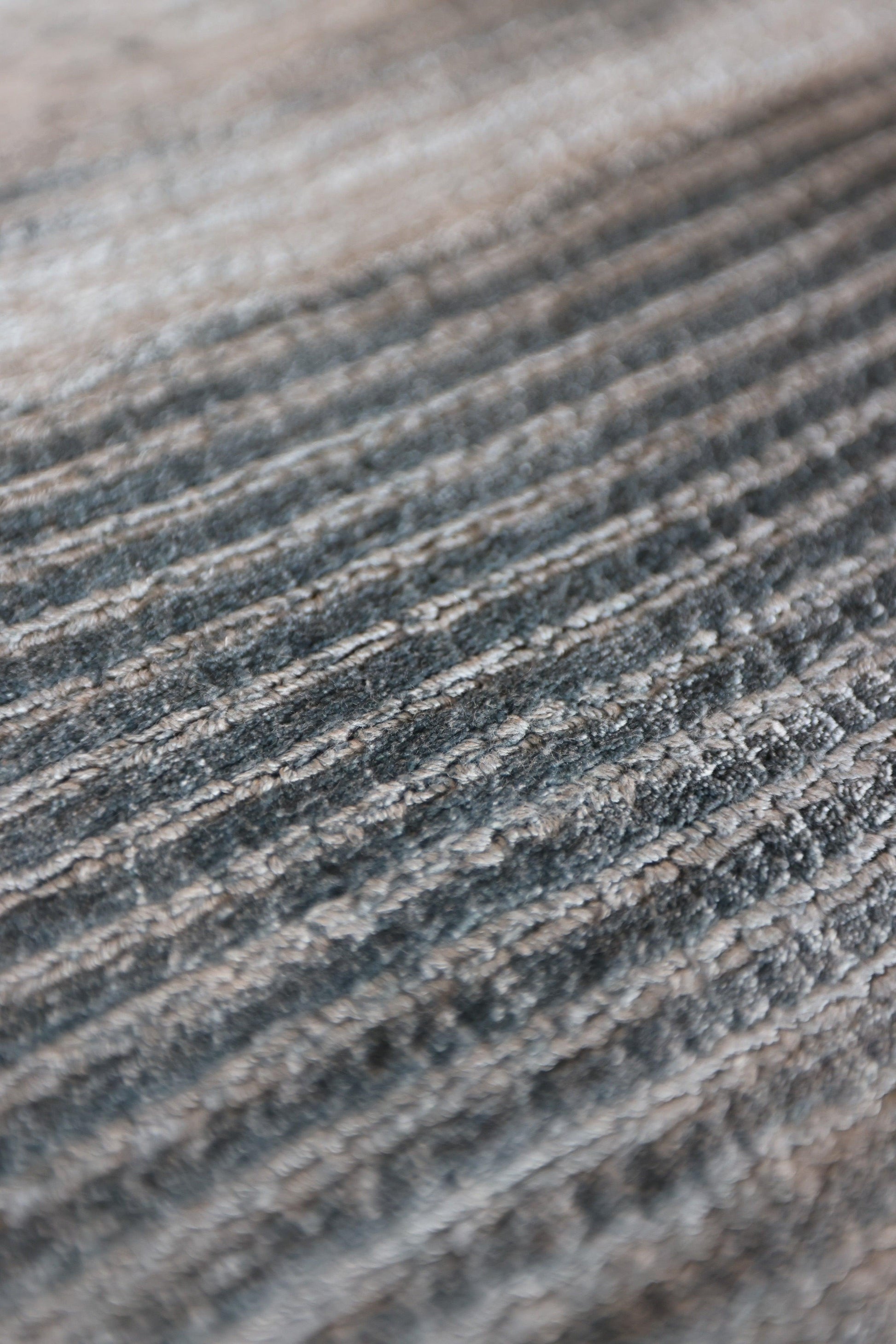 Stokes (Stone Blue) Online - Cotton Silk & Handloom Carpet - Zuma UAE