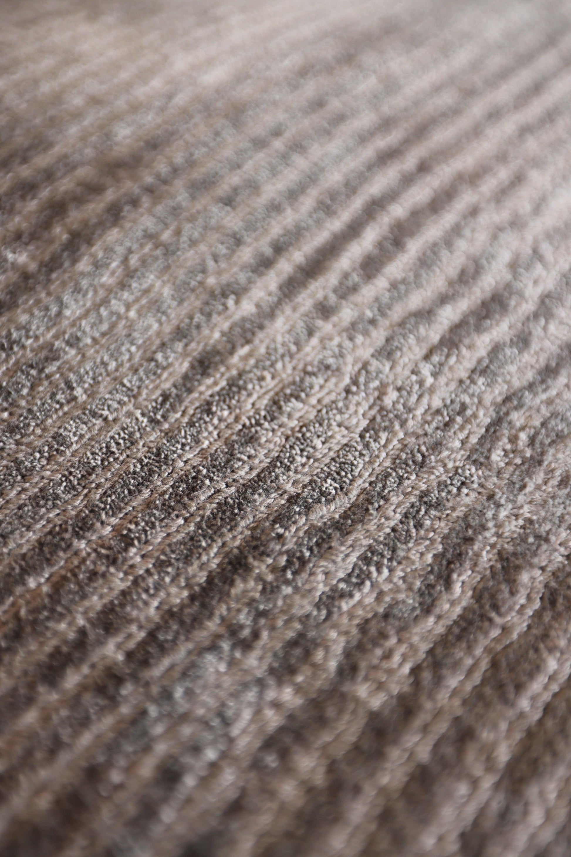 Stokes (Brown) - Cotton Silk & Handloom Carpet - Zuma UAE