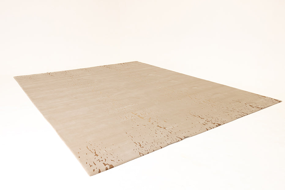 4*5m Edge Loop (Burnt Sienna) Carpet  - New Zealand Wool and Bamboo Silk - Zuma UAE