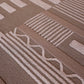 Louis (Brown) Carpet - Hand Carded Semi worsted New Zealand Wool, New Zealand and Polished Cotton Silk - Zuma UAE